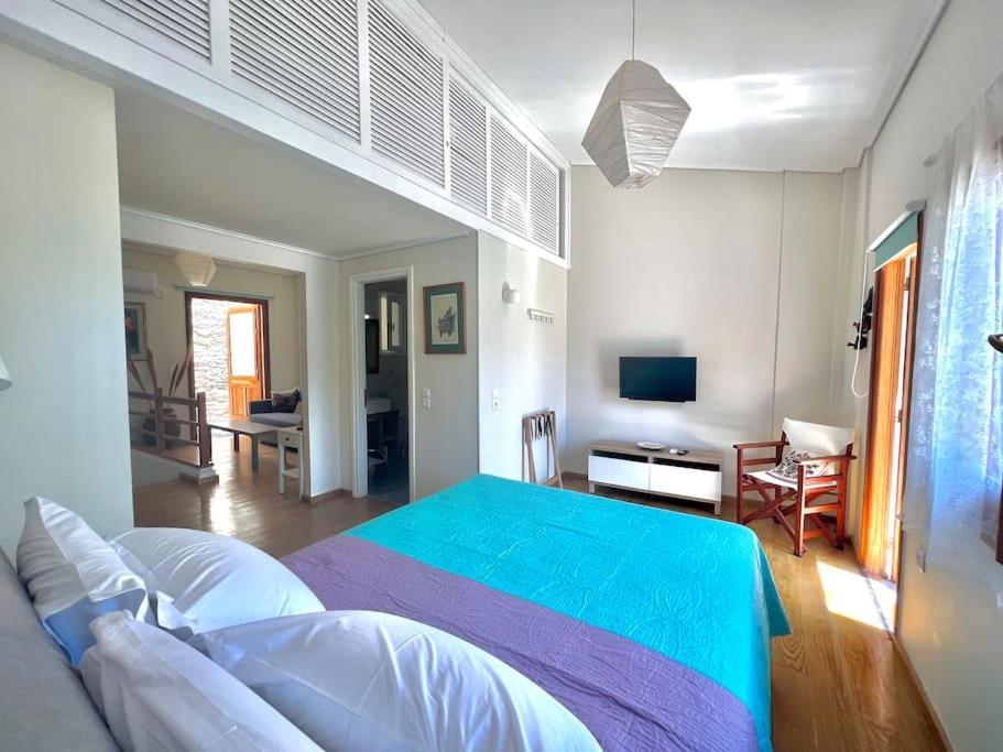 Villa House Of Light Evdilos  Esterno foto